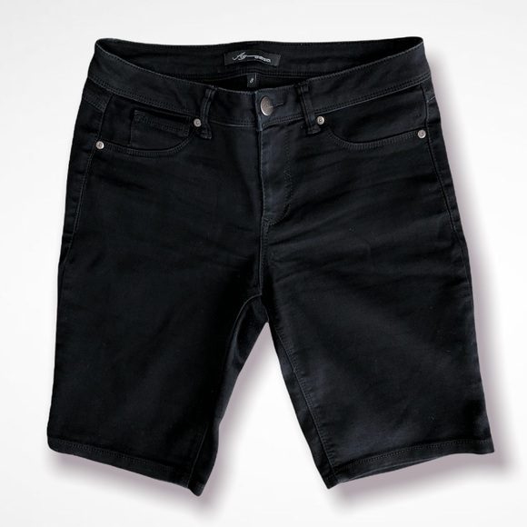 A3 Denim Biker Shorts - Picture 1 of 5